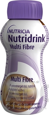 NUTRIDRINK MULTIFIBRE čokoládová príchuť (inov.verzia) 4x200 ml