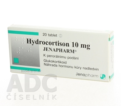 Hydrocortison tbl 10 mg (mimoriadny dovoz-výnimka) 1x20 ks