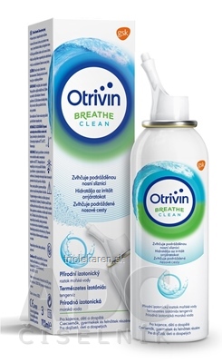 Otrivin BREATHE CLEAN izotonický nosový sprej s obsahom morskej vody 1x100 ml