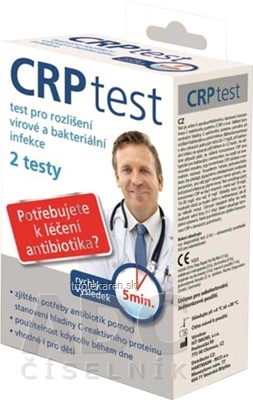 CRP test samodiagnostický 1x2 ks