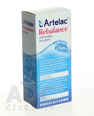 Artelac Rebalance očné kvapky 1x10 ml