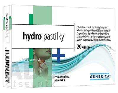 GENERICA hydro pastilky 1x20 ks