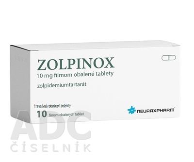 Zolpinox tablety 10 mg 10 ks