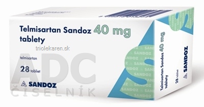 Telmisartan Sandoz 40 mg tablety 28 ks