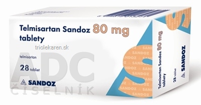 Telmisartan Sandoz 80 mg tablety 28 ks