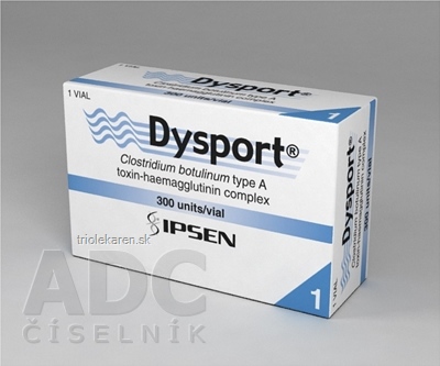 Dysport 300 U plv ino (liek.inj.skl.) 1x1 lag