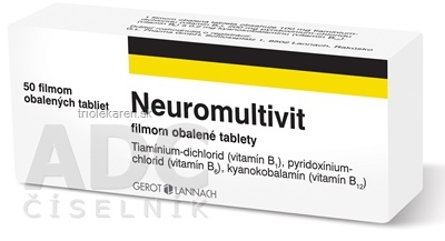 Neuromultivit filmom obalené tablety 50 ks