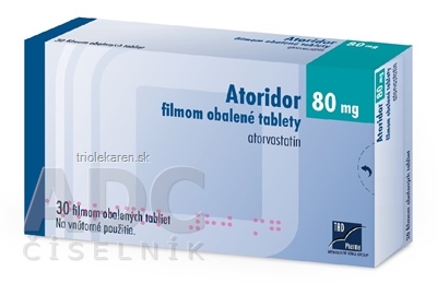 Atoridor 80 mg tablety 30 ks