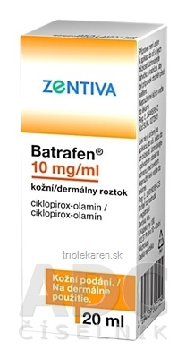 Batrafen Dermálny roztok 20 ml