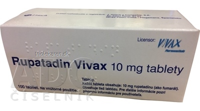 Rupatadin Vivax 10 mg tablety 100 ks