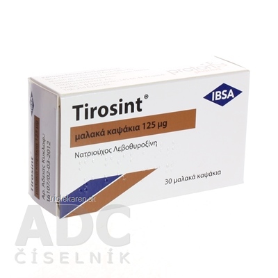 Tirosint 125 µg kapsuly 30 ks