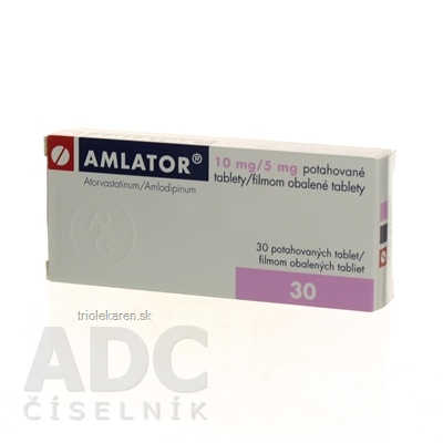 Amlator 10 mg/5 mg filmom obalené tablety 30 ks