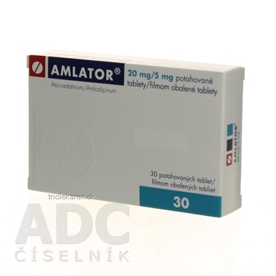 Amlator 20 mg/5 mg filmom obalené tablety 30 ks