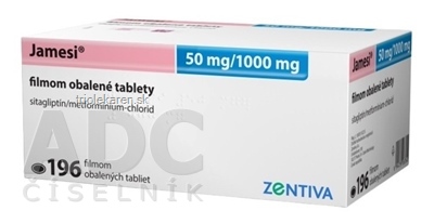 Jamesi 50 mg/1000 mg tablety 196 ks