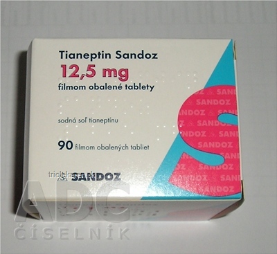 Tianeptin Sandoz 12,5 mg filmom obalené tablety 90 ks