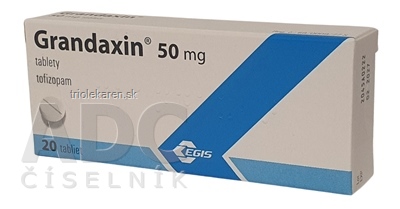 Grandaxin tablety 50 mg 20 ks