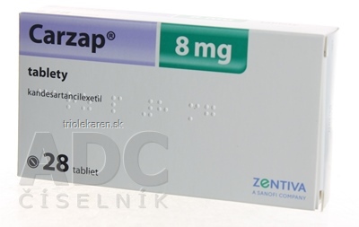 Carzap 8 mg tablety 28 ks