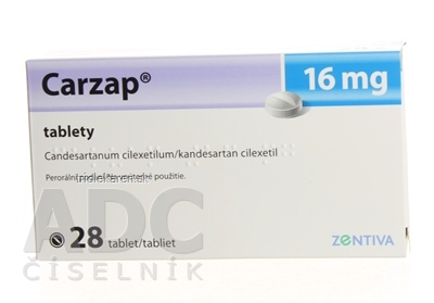 Carzap 16 mg tablety 28 ks