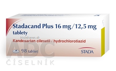 Stadacand Plus tablety 16 mg/12,5 mg 98 ks