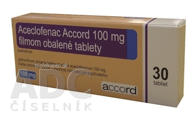 Aceclofenac Accord 100 mg tablety 30 ks