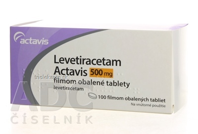 Levetiracetam Actavis 500 mg tablety 100 ks