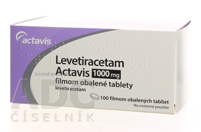 Levetiracetam Actavis 1000 mg tbl flm (blis.Al/PVC) 1x100 ks