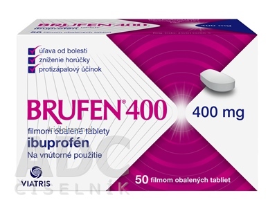 BRUFEN 400 mg tablety 50 ks