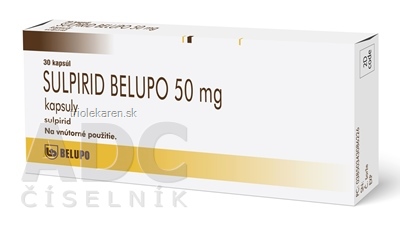 SULPIRID BELUPO 50 mg kapsuly 30 ks