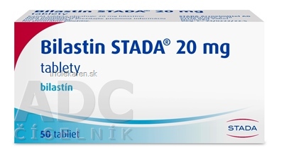 Bilastin STADA 20 mg tablety 50 ks