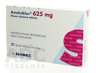 AMOKSIKLAV 625 mg tablety 21 ks