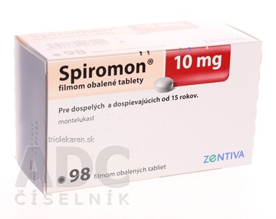 Spiromon 10 mg tbl flm (blis.nylon/Alu/PVC) 1x98 ks