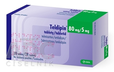 Teldipin 80 mg/5 mg tablety 28 ks