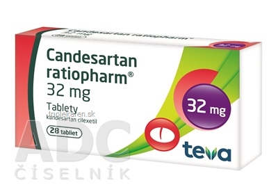 Candesartan ratiopharm 32 mg tablety 28 ks