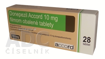 Donepezil Accord 10 mg tablety 10 mg 28 ks