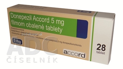 Donepezil Accord 5 mg tablety 5 mg 28 ks