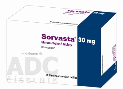 Sorvasta 30 mg tablety 28 ks