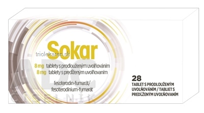 Sokar 8 mg tablety 28 ks