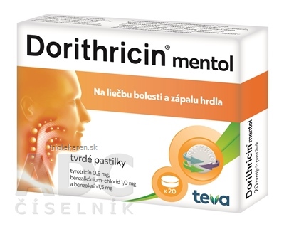 Dorithricin pastilky 20 ks