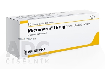 Mictonorm 15 mg filmom obalené tablety 30 ks