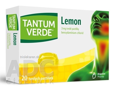 TANTUM VERDE Lemon pastilky 3 mg 20 ks