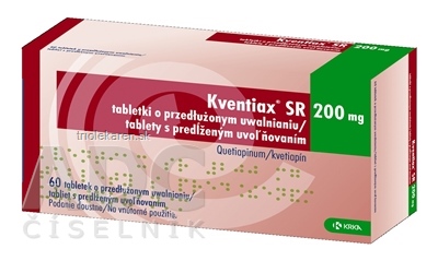 Kventiax SR 200 mg tablety 60 ks