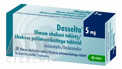 Dasselta 5 mg tablety 30 ks