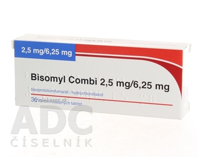 Bisomyl Combi 2,5 mg/6,25 mg tablety 30 ks