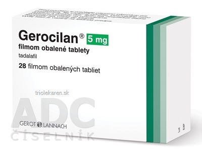 Gerocilan 5 mg filmom obalené tablety 28 ks