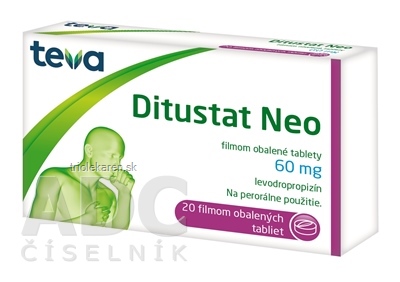 Ditustat Neo filmom obalené tablety 60 mg 20 ks