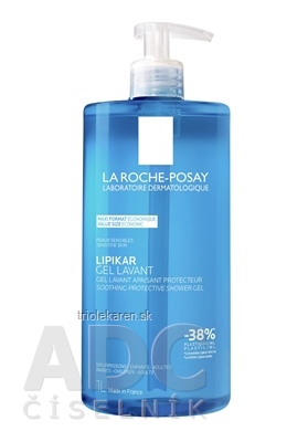 LA ROCHE-POSAY LIPIKAR GEL LAVANT krémový čistiaci gél s pumpičkou 1000 ml