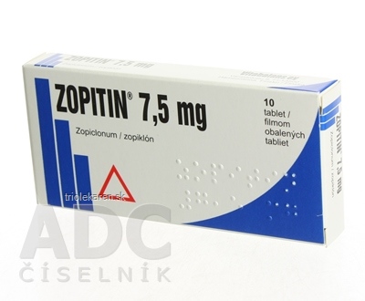 Zopitin 7,5 mg tablety 10 ks