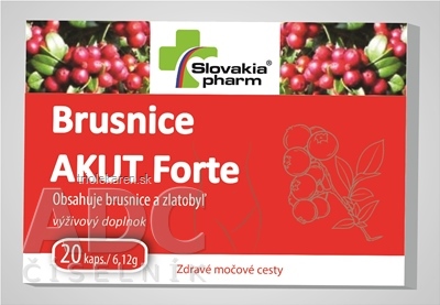 Slovakiapharm Brusnice AKUT Forte cps 1x20 ks