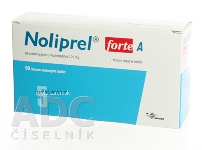 NOLIPREL forte A tablety 5 mg/1,25 mg 90 ks