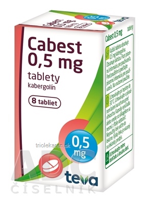 Cabest 0,5 mg tablety 8 ks